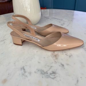 Aspro beige  Slingback Ballerina Pumps